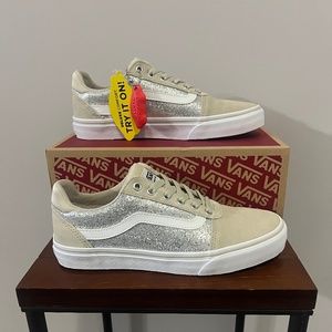 Vans Ward Deluxe Ombré Glitter Oatmeal 9.5